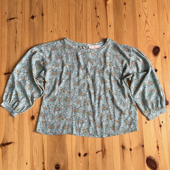 LOFT Floral Blouse - Picture 3 of 4